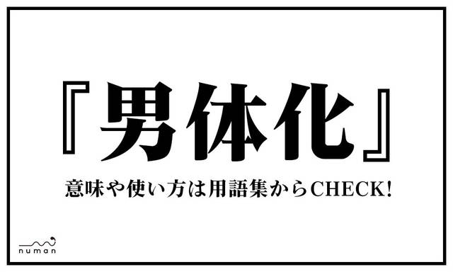 男体化 なんたいか とは 意味 用語集 Numan