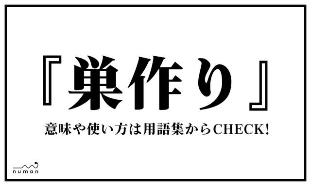 巣作り すづくり とは 意味 用語集 Numan