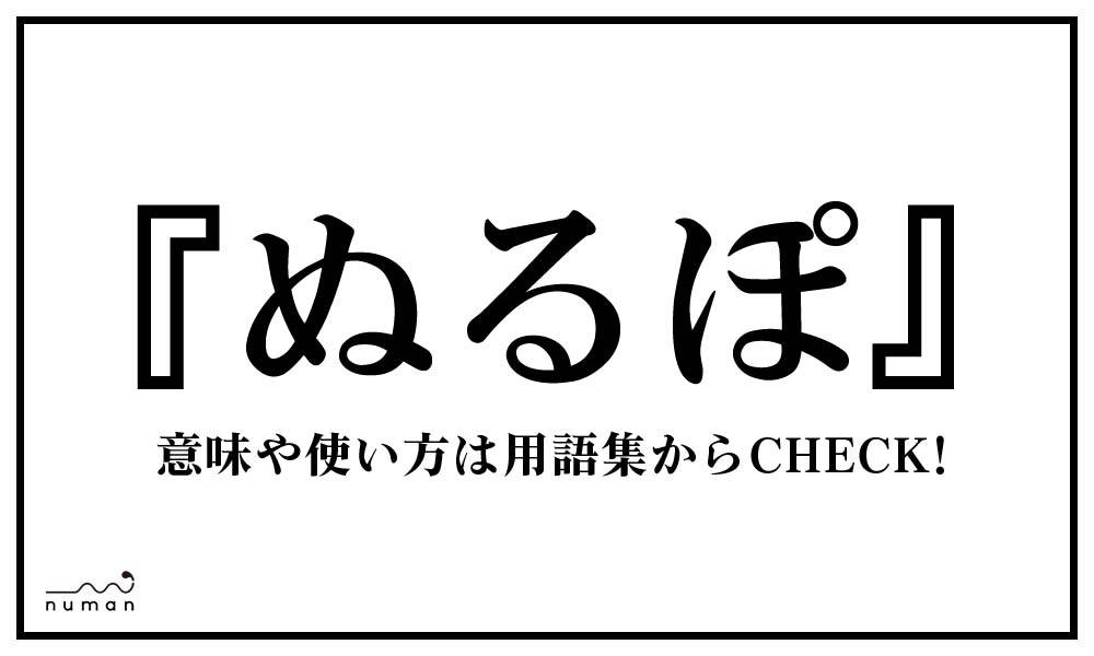 ぬるぽ ぬるぽ とは 意味 用語集 Numan