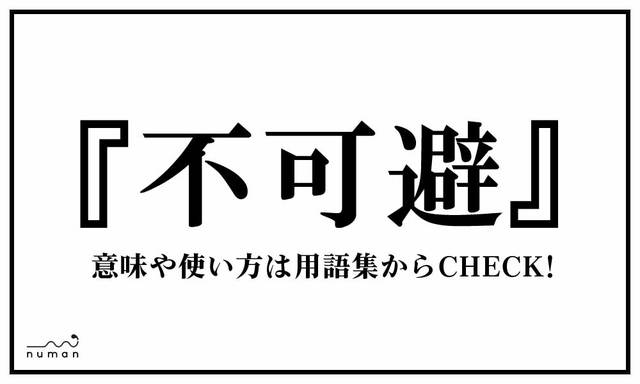 不可避 ふかひ とは 意味 用語集 Numan