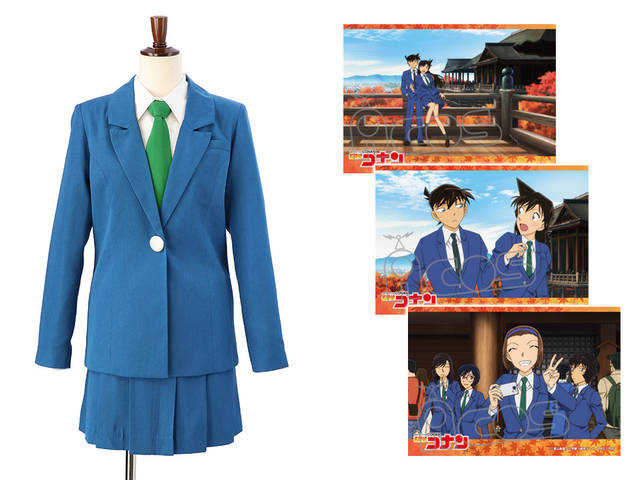 名探偵コナン 帝丹高校制服のなりきり衣装が発売 新一と蘭の京都修学旅行写真つき Numan
