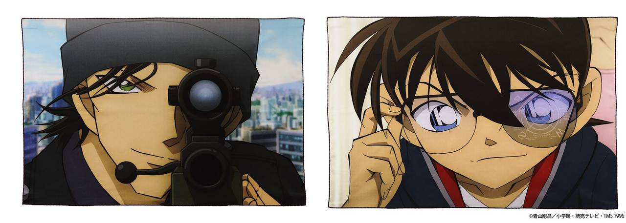 名探偵コナン 赤井 コナンのビジュアルタオルが発売 緋色の弾丸 の場面写デザイン Numan