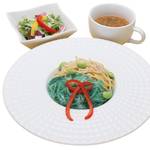 綾波レイ製パスタ　990円　※サラダ、スープ付き