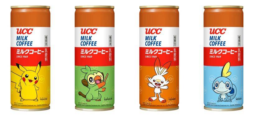『ＵＣＣ ミルクコーヒー ポケモン缶 250g』1
