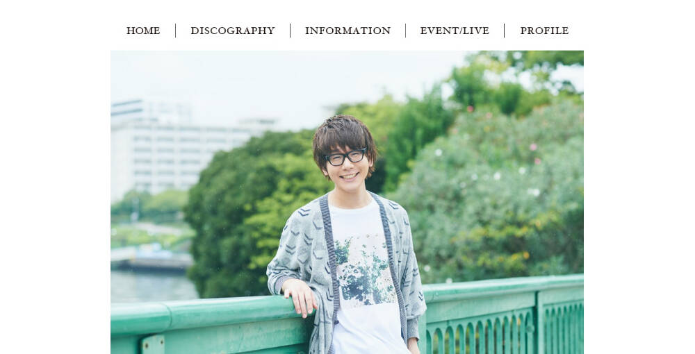 日本コロムビア『花江夏樹』MUSIC INFORMATION SITE公式サイト画像　