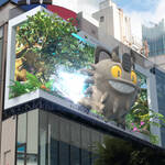 『ポケモンGO』の3D映像がクロス新宿ビジョンで公開！ ニャース、エネコ、チョロネコなどネコポケモンが大集合4