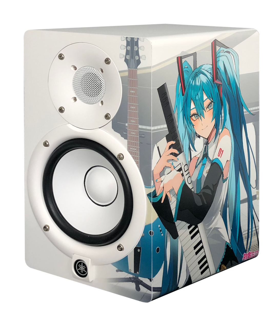 初音ミク コラボのボカロキーボードとスピーカー アンプが発売 さくしゃ2による描き下ろしイラストを施したクールなアイテム Numan